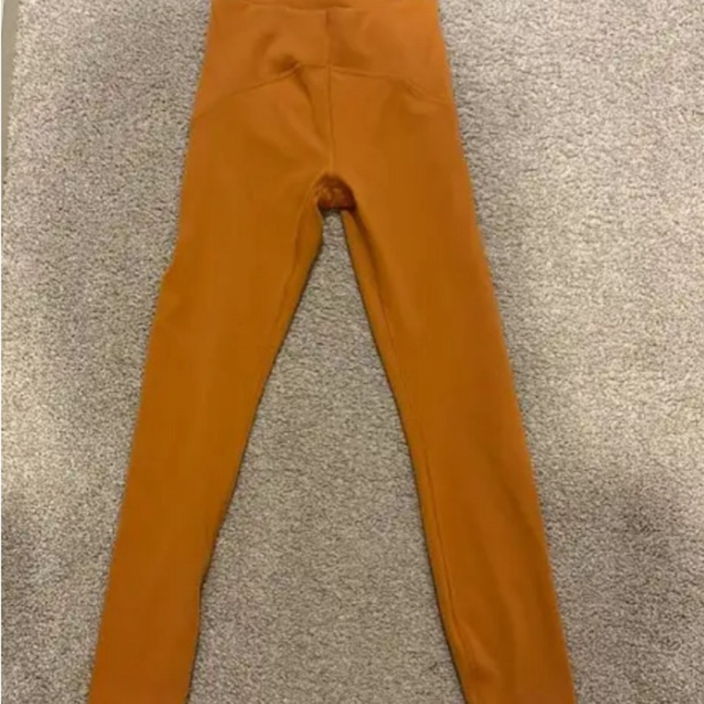 Orange lululemon leggings
